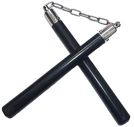 Hilmocho Rubber Nunchucks Nunchakus Practice Training Nunchucks Martial Arts Adults