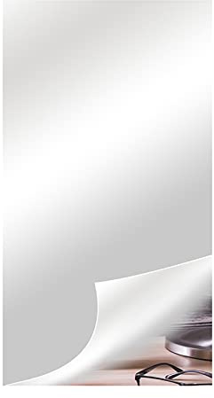 Betos - Fogli adesivi a specchio, flessibili e adesivi, privi di vetro, in acrilico, per specchi fai da te, senza cornice, adesivi da parete per la casa, 100 x 50 cm