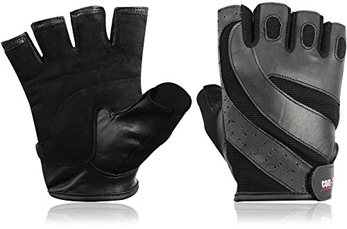 Wilhelm Sell® Fitness Sport-Handschuhe für Krafttraining und Bodybuilding | extra breite Handgelenk-Umwicklung - Tasche zur praktischen Aufbewahrung