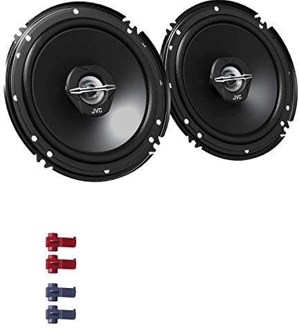 JVC CS-J620X Auto Lautsprecher 16,5 cm mit Einbauset passend für VW Volkswagen Golf III alle Türen vorne/hinten 600 W 165mm 2 Wege Koax