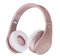 PowerLocus Cuffie Wireless Bluetooth, Cuffie Senza Fili Over Ear con Microfono Hi-Fi Audio Stereo, Pieghevoli, Cuffie Wireless e Cablate, Micro SD/TF per Ufficio/Adulti/Telefono/PC/TV (Oro Rosa)