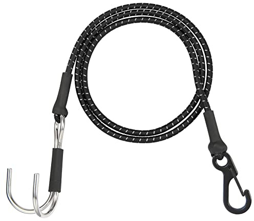 RXZIXYL 1/10 RC Crawler Kinetic Winch Strap,50cm Escape Rope,Rescue Trailer Hook for 1/8 1/10 LCG Chassis Axial SCX10 I II Capra RR10 TRX4 (Black), (B88189)