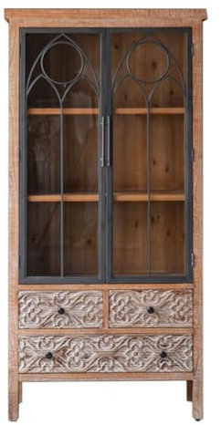 EINES Sideboard-Buffetschrank Retro Alter Eingangsbereich-Trennschrank, Einfaches Zuhause, Wohnzimmer, Geschnitztes Schrank-Sideboard Küchenbuffet-Aufbewahrungsschrank