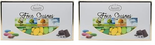 Buratti Confetti Dragées au Chocolat Été 1 Kg (Lot de 2)