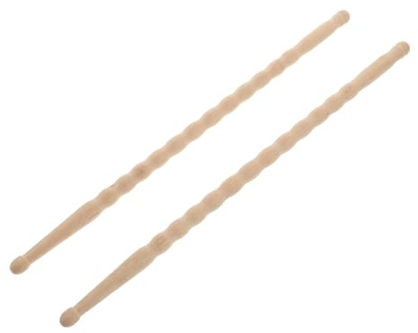 Milisten Schlagzeugsticks Aus Mit Wellengriff Für Übung Und -auftritte Für Snare Und Schlagzeug Robuste Und Rutschfeste Holzschlägel Für Musiker