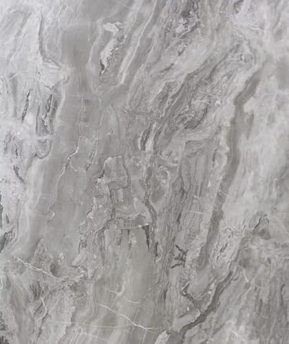 Générique Panneau Mural PVC Effet Marbre, 260 x 122 cm, Auto-adhésif, Imperméable, pour Cuisine et Salle de Bains