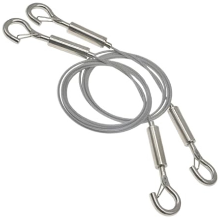 Gatuida 2Piezas Cables de Inoxidable para Colgar Fotos para Decoración y Galerías de Arte