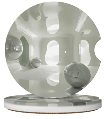 WZYWHJ Sottobicchieri per auto in ceramica di qualità dell'immagine con rumore bianco ottico, 2 pezzi, tappetino antiscivolo per portabicchieri, accessori per auto