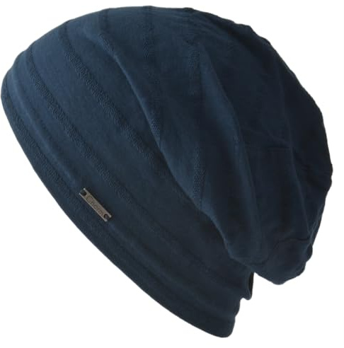 CHARM Leichte Sommer Mütze für Damen - Herren Slouchy Mütze Stretchy Slouch Strickmütze aus 100% Baumwolle Chemo Hut