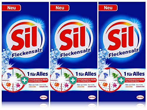 Sil 1 für Alles Complete Action Fleckensalz 500g-zur Zusatzbehandlung (3er Pack)