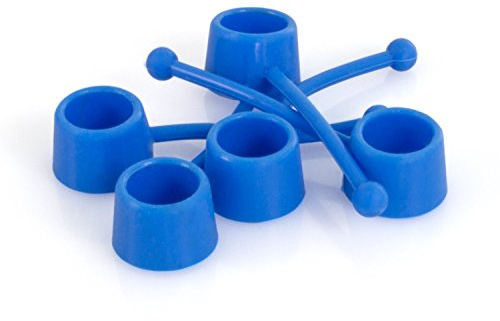 AFH Webshop DynoEx Trainer Deluxe | Handtrainer Fingertrainer | Handtrainingsgerät | Fingertrainingsgerät (5 x Expanderbänder | 5 cm | leicht)