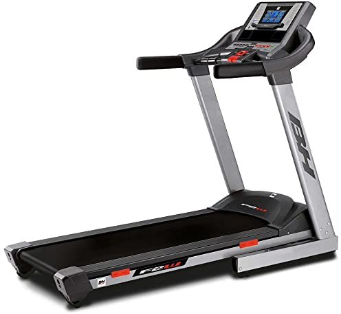 Bh Fitness i.F2W DUAL löpband – max. hastighet 18 km/h – XXL löpyta – vikbar – dubbelsats ingår – G6473UWUK