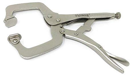 Gloriashoponline PINZA AUTOBLOCCANTE A SCATTO MORSETTO REGOLABILE A VITE GANASCIA A C 275 mm 11