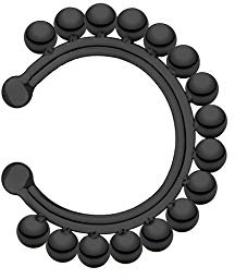 Liebeskind Berlin Ohrmanschette (Schwarz)