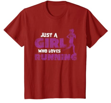 Laufen Läuferin Mädchen Marathon Sport Leichtathletik T-Shirt