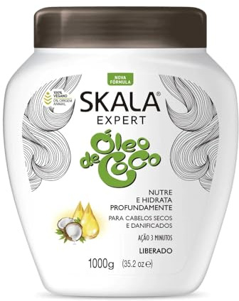 Skala - Maske Kokosöl - Für trockenes und beschädigtes Haar - 1000 ml - Intensive Feuchtigkeit und Reparatur