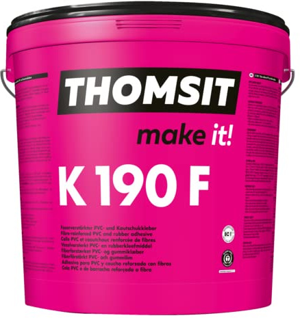 Thomsit PCI K 190 F - Faserverstärkter Gummi und PVC - Vinylbeschichtungskleber