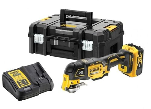 DEWALT 18V XR 5Ah Li-Ion Cordless 3 Speed Oscillating Multi-Tool Kit - DCS356P1-GB