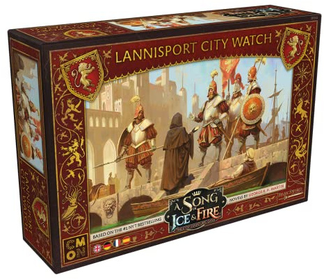CMON, A Song of Ice & Fire – Stadtwache von Lennishort, Erweiterung, Tabletop, 2 Spieler, Ab 14+ Jahren, 45-60 Minuten, Deutsch, Mehrsprachig