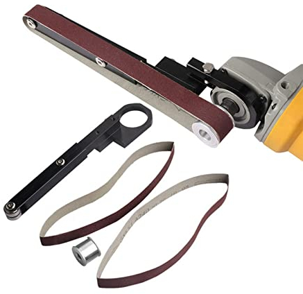 Winkelschleifer, modifizierte Sandbandmaschine, tragbarer elektrischer Bandschleifer, Aufsatzschleifer, Schleifbandmaschine, Zubehör für Modell 100 (wie abgebildet)