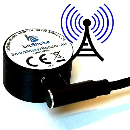 bitShake SmartMeterReader - AIR | IR Lesekopf Stomzähler | WLAN | TASMOTA