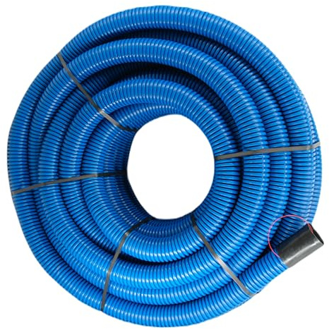 Unterirdisches Wellrohr M75 mm | Leerrohr Elektrorohr Erdwellrohr Blau | 5m 10m 15m 20m 25m (20 Meter)