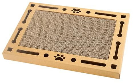 Beavorty Cat Scratch-Resistant Spielbrett Aus Wellenpapier Für Katzen Robustes Kratzspielzeug Für Drinnen Fördert Die Kratzgewohnheiten Und Sorgt Für Gesunde Krallenpflege