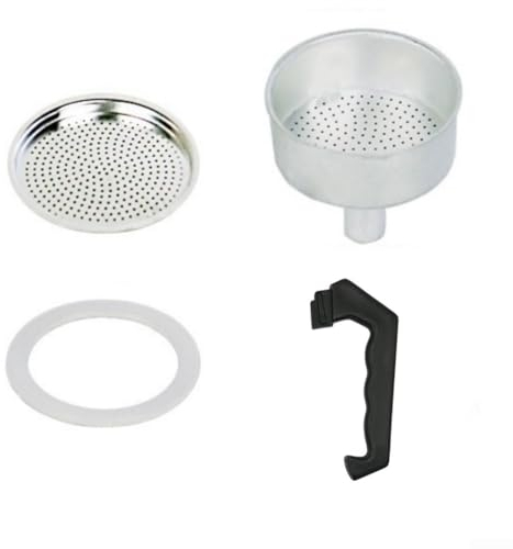 FUBESK Entonnoir de rechange pour cafetière, joint en silicone, pour cafetière, accessoires (12 tasses)