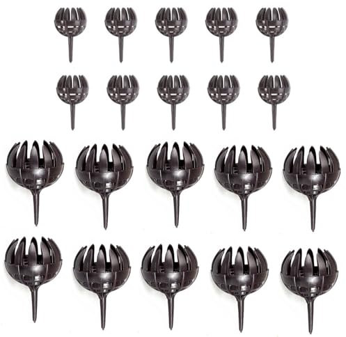 GYWHOOFT 20 Pezzi Cesto Di Fertilizzanti Per Piante Contenitore Di Fertilizzazione Cestello Concime a Lenta Cessione Cestino per Giardinaggio con Coperchio Piantare Bonsai Coperchio da Giardino