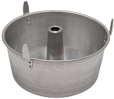 Sicignano | Ruoto Americano Ø24 con Piedi Stampo in Alluminio per Ciambellone Chiffon Cake Angel Food Made in Italy