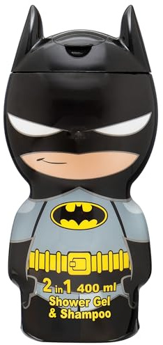Batman Duschgel & Shampoo − 3D Figur mit tollem Duft, für Kinder und Erwachsene (400 ml)