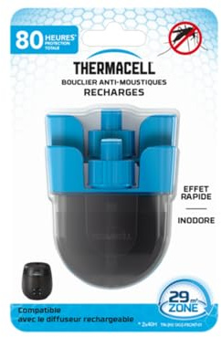 THERMACELL Recharge Liquide Anti Moustiques et Moustiques Tigres - 80h