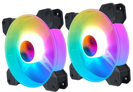 Artibetter Disipadores De Calor Rgb 14cm Ventiladores Silenciosos Duraderos Decorativos Para Chasis De Pc