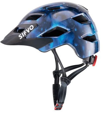 SIFVO Fahrradhelm Kinder Jungen und Mädchen 50-57cm, Kinder Fahrradhelm mit Abnehmbarem Visier Kinderhelm Multisport Helm Kinder Sicher und Komfortabel 5-14 Jahre