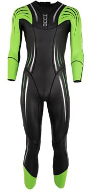 Huub 2025 Surface Swim Neoprenanzug für Herren, Schwarz/Fluo-Grün