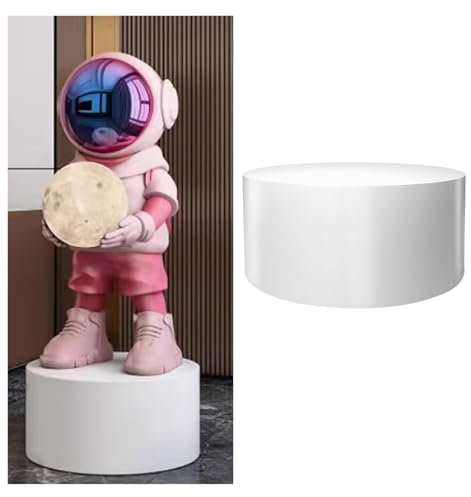 Genérico Pedestales Redondos, Expositor para Pasteles y Flores, Elevador de Aire Acondicionado, Pedestal portátil para Tienda de Ropa (40 x 20 cm)