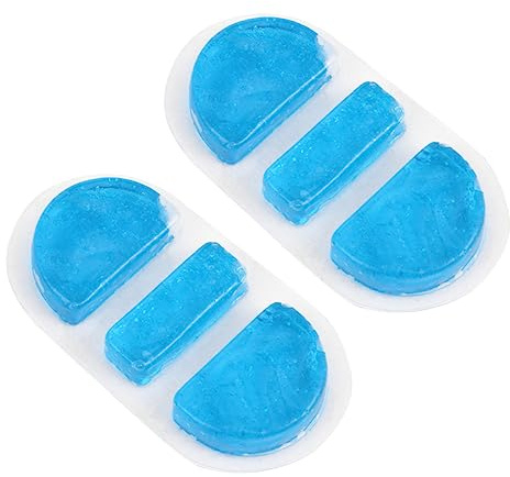 PACKOVE Impacco Ghiaccio in Gel 2 Pezzi Impacco Freddo Rinfrescante per Contro Sanguinamento del Naso Confezione