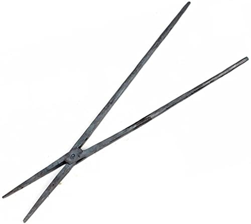 ZYGPH Tenazas de Herrero, tenazas Planas, tenazas de Boca Afilada para Ingenieros, herreros y forjas. Tenazas de Herrero de 30 a 100 cm y 36 cm (Color: 40 cm).