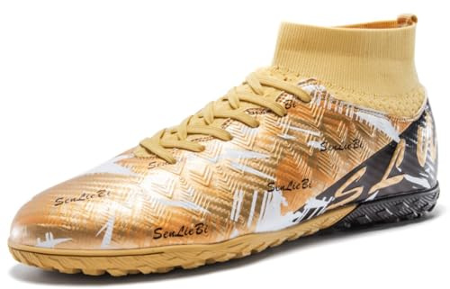 Scarpe da Calcio da Uomo Scarpe Alte da Sintetica Scarpe Sportive da Bambino da Interno Scarpe da Atletica da Allenamento all'aperto