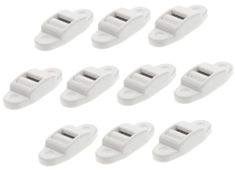 PRETYZOOM 10 Piezas Guía de Correa para Persianas Enrollables Compatible con Cintas de Accesorio de con Rodillo para Guía de Cinturón