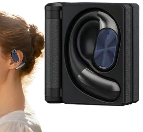 Qfdiwr Écouteurs Intra-Auriculaires Surdossés,Casque à Réduction de Bruit | avec Réduction De Bruit Active, Étui Double Et Compatible Téléphone,pour Maison, Extérieur, Étude, Course, Sport,
