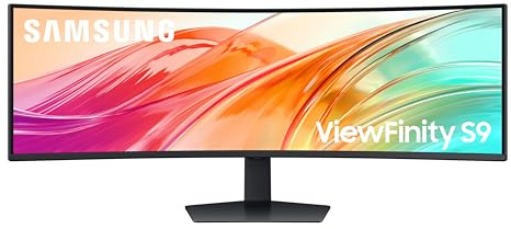 Samsung 49 S95UF DQHD USB-C Curved ViewFinity Monitor - LS49F950UAUXXU - Ultrawide 5120x1440, 120Hz, 5ms, 1000R, Speakers