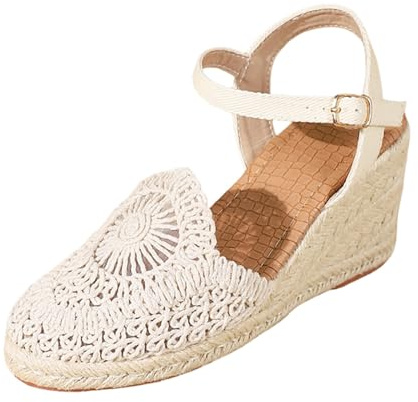 Open Toe Upper Solid Sandals - Summer Casual Outdoor Beach Walking Comfortable