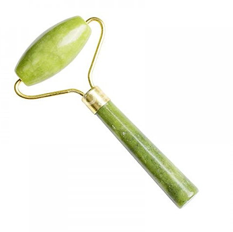 Grüner Jade-Massageroller für das Gesicht, Falten, Gesicht, Hals, Körper, Schönheit