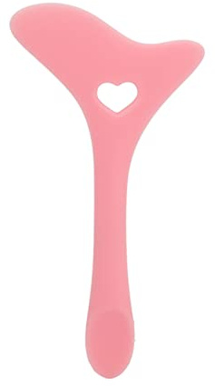 Silikon-Eyeliner-Werkzeug, Eyeliner Winged Aid Tool, Wiederverwendbares Eyeliner-Schablonen-Hilfswerkzeug, Multifunktionales Eyeliner-Schablonen-Zeichenhilfe-Werkzeug(Rosa)