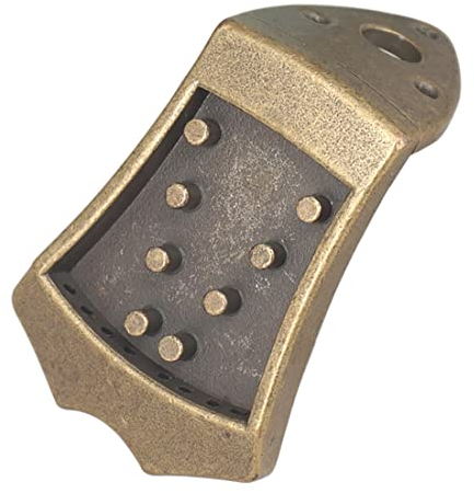 Lobamop Metall Dreieck Mandolinen Saitenhalter Teile für 8 Saiten Mandoline mit GewöLbter Decke