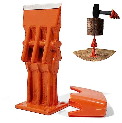 Forest Master Heavy Duty USAB 7 Log Splitter - Efficient Kindling and Small to Medium Size Log Splitting Tool - Ductile Cast Iron Construction - Safer Alternative - Portable and Eco-Friendly