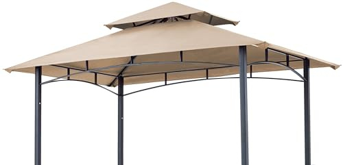 SCOCANOPY Ersatzdach, 2,4 m x 1,5 m, nur für Pavillon-Modell L-GZ238PST-11, Hellbeige
