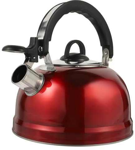 Bollitore ronzante Teiera riscaldante Teiera in acciaio inossidabile Bollitore Bollitore per l'acqua Macchina per caffè espresso in metallo Bollitore per l'acqua in acciaio inossidabile Preparare l