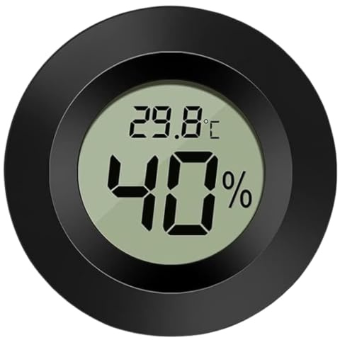 Opus Vita Hygrometer Thermometer Digital LCD Monitor - Jumping Spider Enclosure Temperature/Humidity Monitor